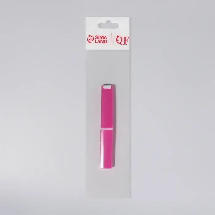 Пинцет скошенный, узкий, 9 см, в футляре, МИКС