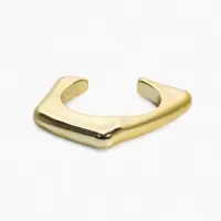 Браслет манжета &laquo;Уголки&raquo;, цвет золото