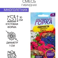 Семена Обриета "Смесь гибридная", ц/п,  0,03 гр.