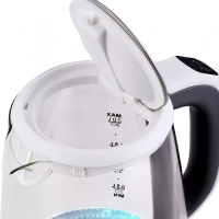 Чайник HYK-G8880 2л. 2200Вт серый-серебристый