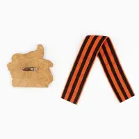 Значок-орден деревянный с георгиевской лентой на 9 мая &laquo;Спасибо&raquo;