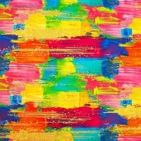 Бумага упаковочная глянцевая &laquo;Мазки&raquo;, 100 х 70 см