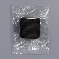 Лента бандажная для тату машинки, 5 см &times; 5 м, цвет чёрный