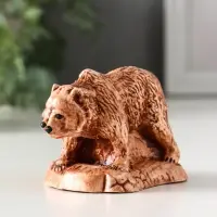 Фигура "Медведь с медвежонком" 6,5х7х9,5 см