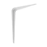 Кронштейн ТУНДРА, 200&times;150&times;0.8 мм, белый, 1 шт.