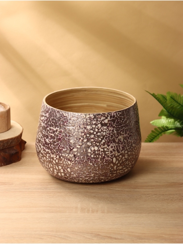 Ваза 25х25х16,5 см +/- 2 см бамбук