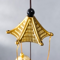 Музыка ветра металл "Рыбка" 7 колокольчиков МИКС 37х6,5х6 см