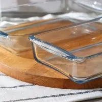 Набор форм из жаропрочного стекла для запекания Borcam, 2 предмета: 1,95 л, 1,32 л, 33,5&times;19 см, 26&times;14,8 см