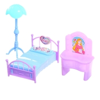 Кукольный дом &laquo;Тёмный домик&raquo;, 2 куклы, мебель, аксессуары