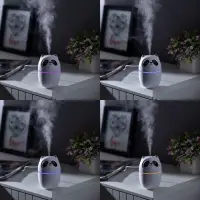 Увлажнитель воздуха Luazon HM-15 &laquo;Панда&raquo;, ультразвуковой, 220 мл, с подсветкой, USB, белый