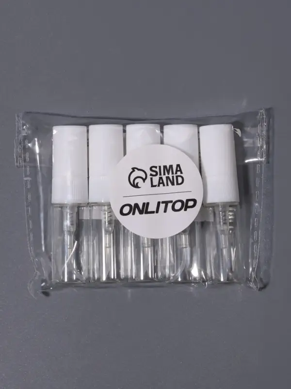 Флакон для парфюма, с распылителем, 3 мл, фасовка &ndash; 5 шт., белый