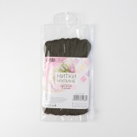 Набор ниток мулине №645, 8 &plusmn; 1 м, 6 шт, цвет тёмно-оливковый