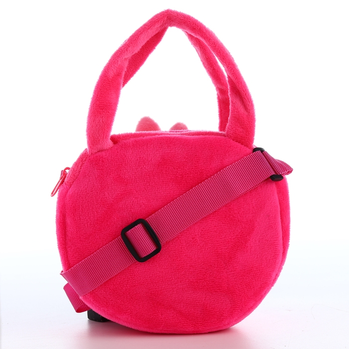 Сумка детская на молнии &laquo;Выбражулька&raquo;, цвет малиновый