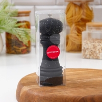 Мельница для специй Доляна &laquo;Зефир&raquo;, 16&times;5,5 см, керамический механизим, цвет чёрное дерево