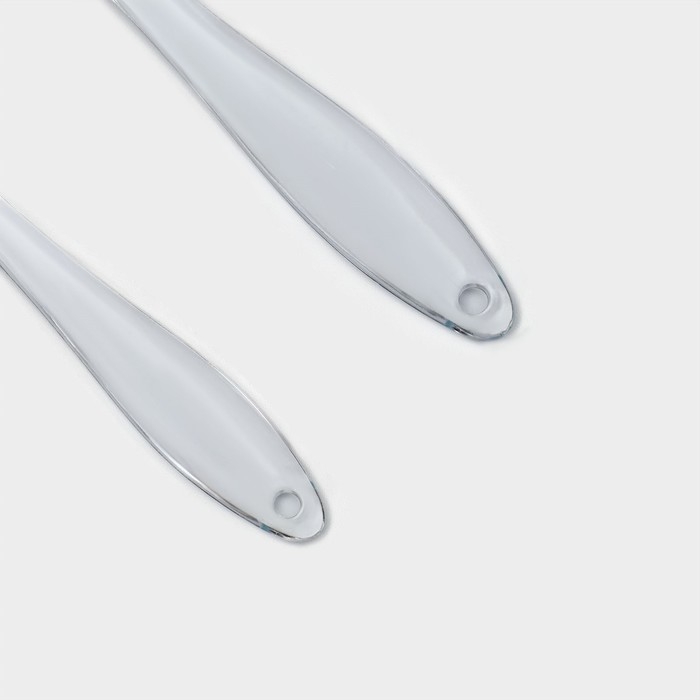 Набор для выпечки Доляна &laquo;Лёд&raquo;, 2 предмета: лопатка 18,5 см, кисть 16,5 см, цвет бирюзовый