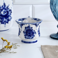 Чашка &laquo;Валерия&raquo;, H=8,5 см, гжель