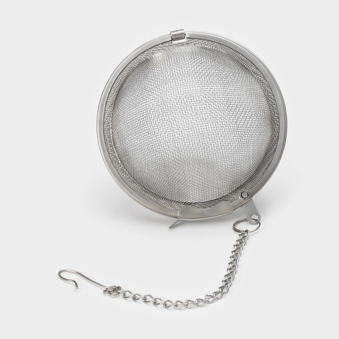 Чайник для плиты с эмалированным покрытием внутри Magma &laquo;Сайгон&raquo;, 1,1 л, чугун, с ситом, индукция, цвет чёрный