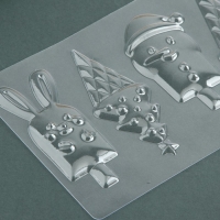 Новый год. Форма для шоколада &laquo;Новогоднее настроение&raquo;, 21 х 14 см