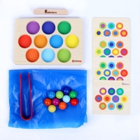 Сортер с пинцетом &laquo;Цветные шарики&raquo;