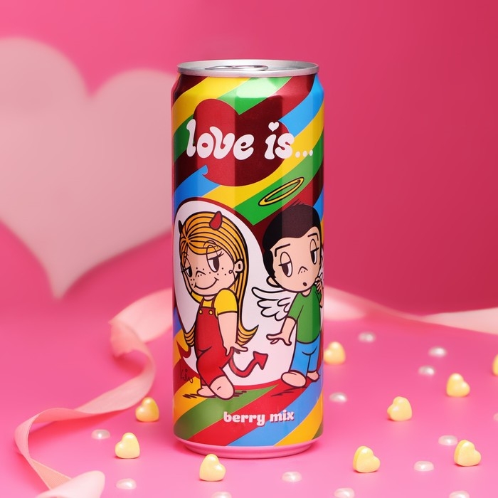 Вода газированная Love is &laquo;Ягодный микс&raquo;, 330 мл