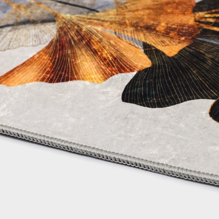 Коврик для дома Доляна &laquo;Листья&raquo;, 40&times;60 см