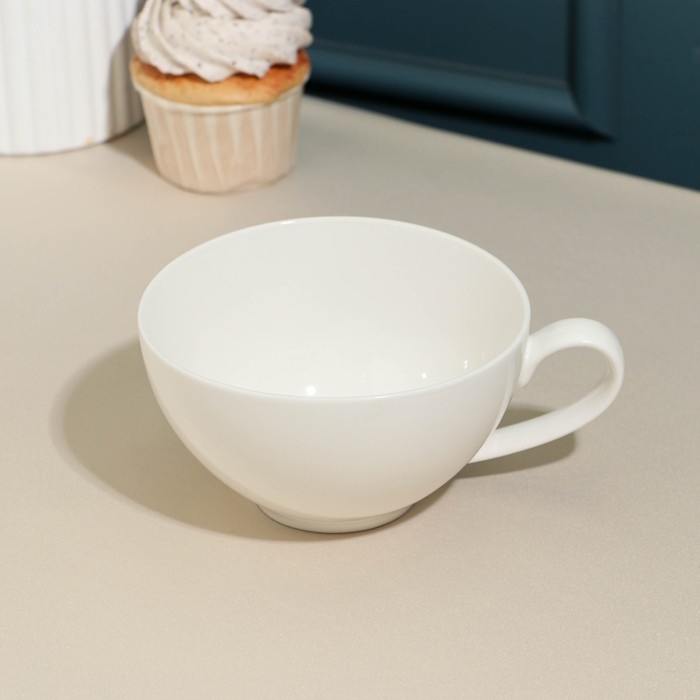 Чайная пара &laquo;Barista&raquo;, 400 мл, белая, фарфор