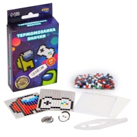 Термомозаика &laquo;Игровой мир&raquo; с пинцетом, значком