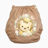 Многоразовый подгузник &laquo;Львенок&raquo;, 3-15 кг, цвет коричневый, Крошка Я