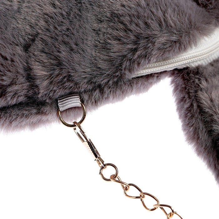 Сумка детская &laquo;Зайчик&raquo;, 26&times;19&times;2см, цвет серый