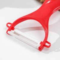 Овощечистка керамическая Доляна &laquo;Солнечная&raquo;, 13 см, цвет МИКС