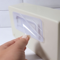 Органайзер для хранения, подвесной, 2 секции, 22,5 &times; 13,5 &times; 12 см, цвет молочный/прозрачный