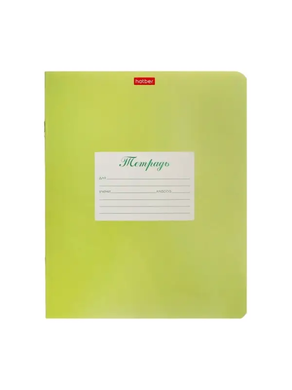 Тетрадь 12л в 2лин с част наклон+доп горизонт "Пастель. Салатовая", скоба, скругл углы