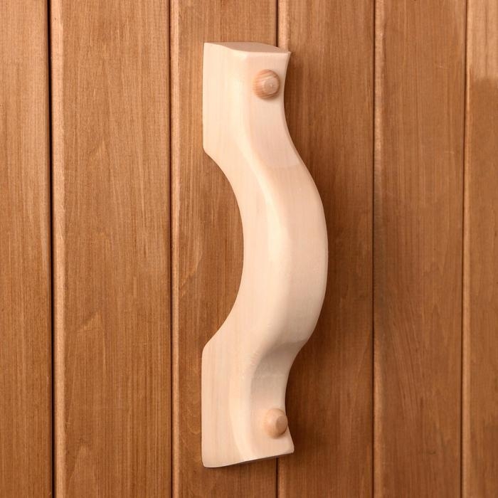 Ручка &laquo;Мостик&raquo; с заглушками, осина