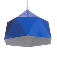 Светильник Edward 1х40Вт Е27 пр-1м синий 25х21,5х18см