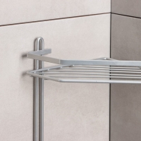 Полка угловая 5-ти ярусная, 20&times;28&times;87 см, цвет хром