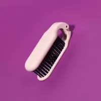 Расчёска массажная, складная, с зеркалом, 3 &times; 10 см, цвет МИКС