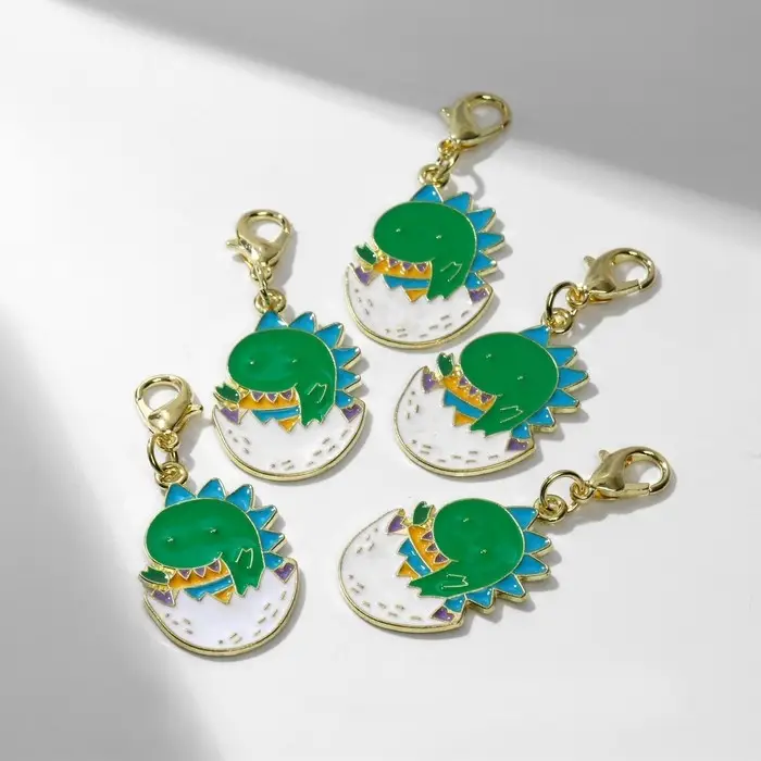 Шарм для браслета &laquo;Дракончик&raquo;, цветной в золоте