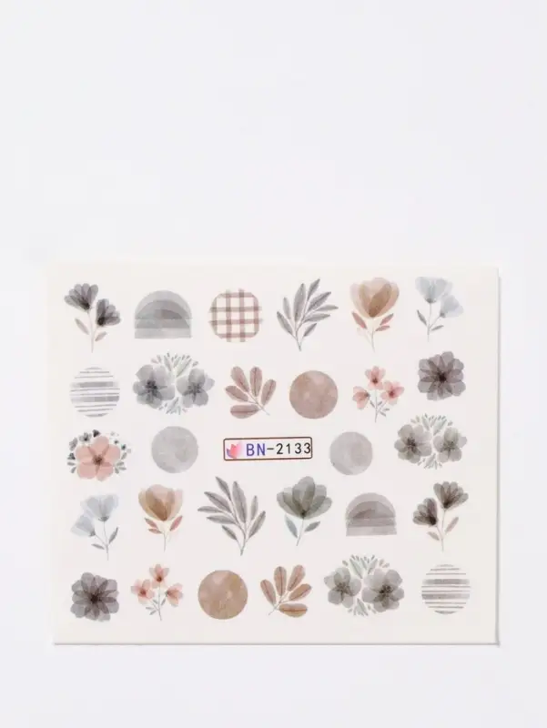 Слайдеры для ногтей &laquo;Осенний день&raquo;, коричневые