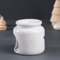 Набор: аромалампа для эфирных масел, мелтсы из воска ароматические &laquo;Звезда&raquo;, белая, 7.5&times;7.5&times;8 см