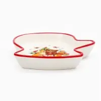 Блюдо керамическое &laquo;Волшебного года&raquo;, 20&times;17.5&times;3 см, ручная работа