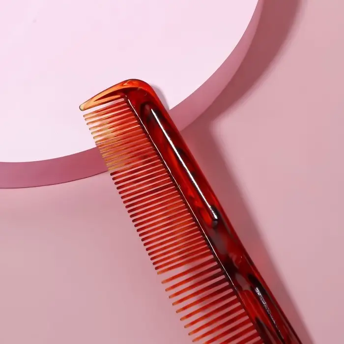 Расчёска комбинированная, 12.5&times;3 (&plusmn;1) см, цвет &laquo;янтарный&raquo;