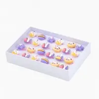 Кольцо &laquo;Выбражулька&raquo; единороги с космосе, форма МИКС, цветное, безразмерное