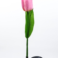 Штекер с подсветкой "Тюльпан" розовый, 8х70см