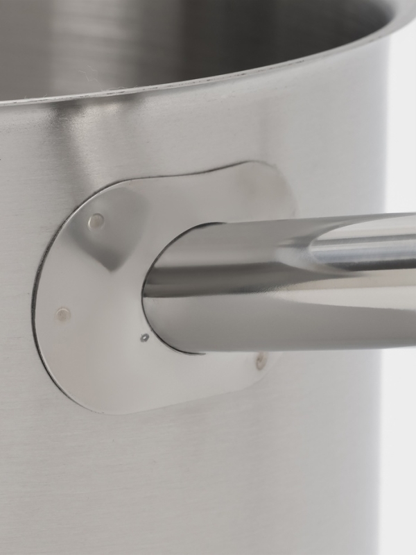 Ковш 8 л, d=26, h=15 см, с крышкой, толщина стенки 0,8 мм, индукция, две ручки