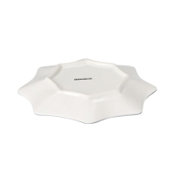 Блюдо сервировочное Доляна &laquo;Рождественский снеговик&raquo;, d=20 см, цвет белый