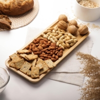 Блюдо для подачи Доляна Striata, прямоугольное, 36&times;15 см, бамбук