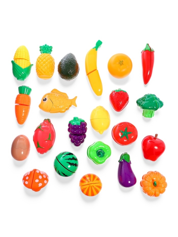 Игровой набор "Супершеф" корзина с продуктами и посудкой, 28 предметов