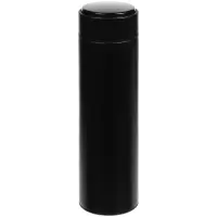 Смарт-бутылка с заменяемой батарейкой Long Therm, черная