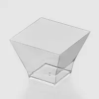 Форма пластиковая одноразовая для фуршета &laquo;Пагода&raquo;, 120 мл, прозрачная