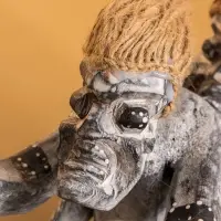 Сувенир "Аборигены байкеры" дерево, 35х15х30 см